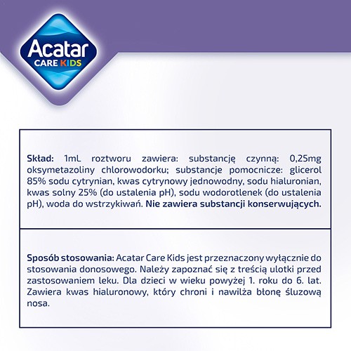 Zdjęcie produktu - 4 Acatar Care Kids, 15ml