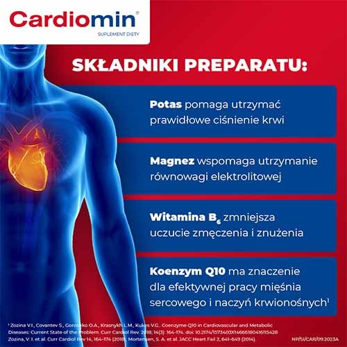 Miniaturka artykułu - #1 CARDIOMIN, 60 tabl.
