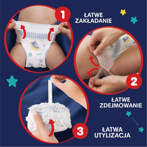 Zdjęcie produktu - 2 Pampers Night Pants 5 12-17kg, 22szt.