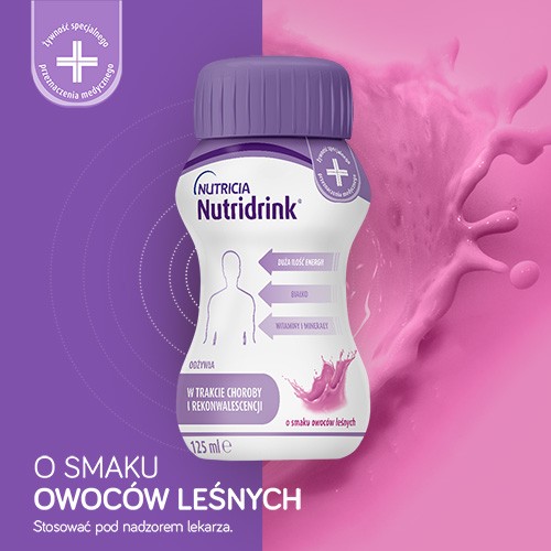Miniaturka artykułu - #0 Zestaw 4x Nutridrink owoce leśne, 4x125ml
