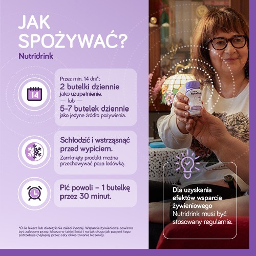 Zdjęcie produktu - 4 Zestaw 4x Nutridrink wanilia, 4x125ml