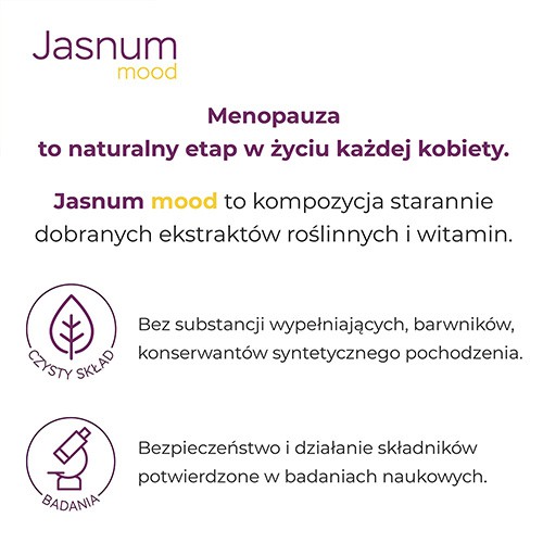 Miniaturka artykułu - #0 Jasnum Mood, 30kaps.