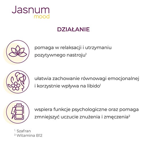 Miniaturka artykułu - #1 Jasnum Mood, 30kaps.