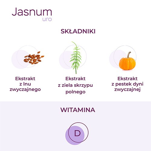 Zdjęcie produktu - 2 Jasnum Uro, 60 kaps.