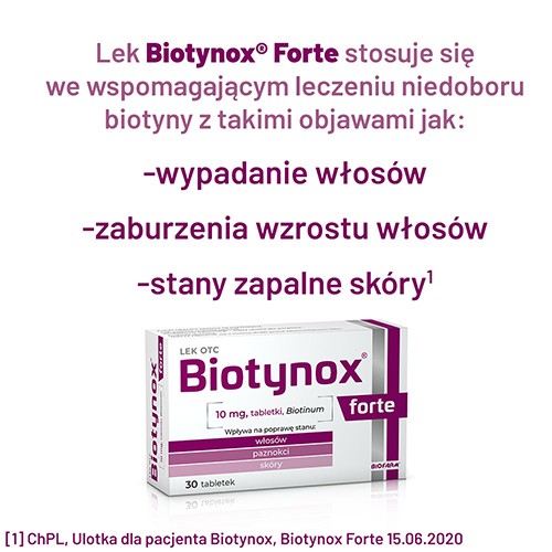 Zdjęcie produktu - 3 Zestaw 3x Biotynox Forte 0,01 g, 60 tabletek 