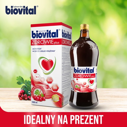 Miniaturka artykułu - #0 Dwupak Biovital Zdrowie Plus, 2 x 1 L 