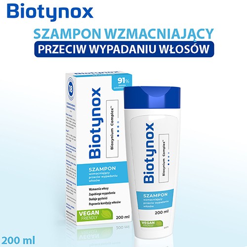 Miniaturka artykułu - #1 BIOTYNOX Szampon wzmacniający przeciw wypadaniu włos&oacute;w, 200ml