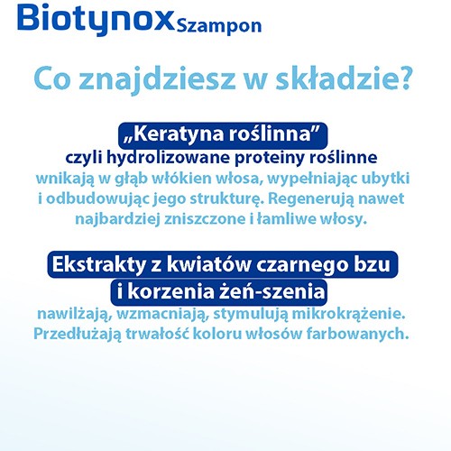 Zdjęcie produktu - 5 BIOTYNOX Szampon wzmacniający przeciw wypadaniu włos&oacute;w, 200ml