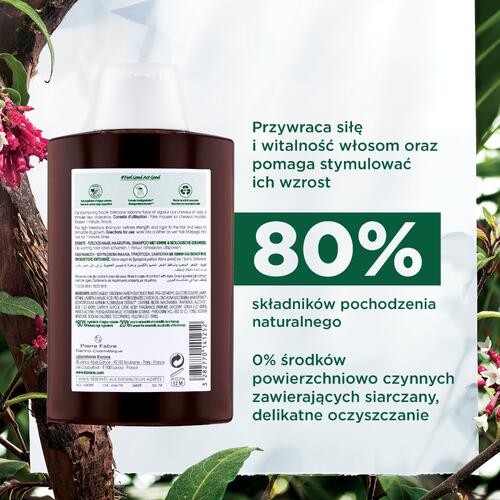 #2 – KLORANE Szampon do włos&oacute;w z chininą i szarotką, 200ml