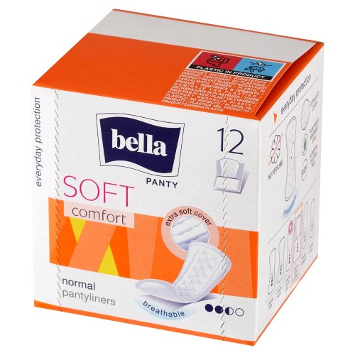 Miniaturka artykułu - #0 BELLA PANTY SOFT COMFORT Wkładki higieniczne, 12 sztuk