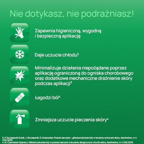 Zdjęcie produktu - 2 Dermocort -  steryd w  aerozolu na sk&oacute;rę o działaniu przeciwalergicznym i przeciwzapalnym 30 ml