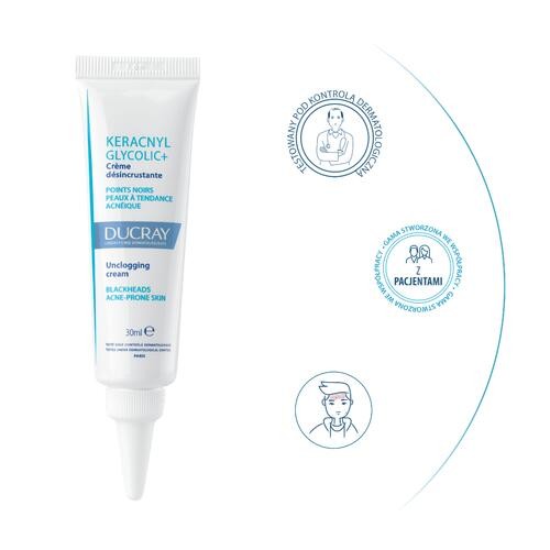 Zdjęcie produktu - 2 DUCRAY KERACNYL GLYCOLIC+ Krem odblokowujący, 30ml