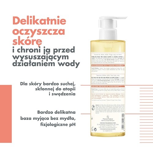 Miniaturka artykułu - #0 AVENE XERACALM A.D. Olejek oczyszczający uzupełniający lipidy, 400ml