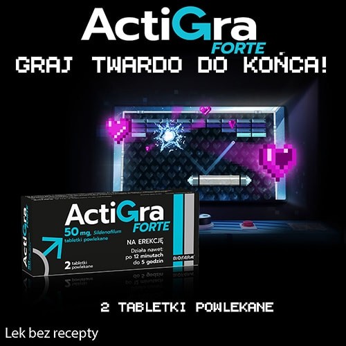 Miniaturka artykułu - #0 Actigra Forte 50mg, 2 tabletki