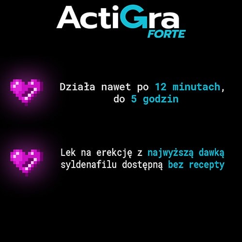 Miniaturka artykułu - #1 Actigra Forte 50mg, 2 tabletki