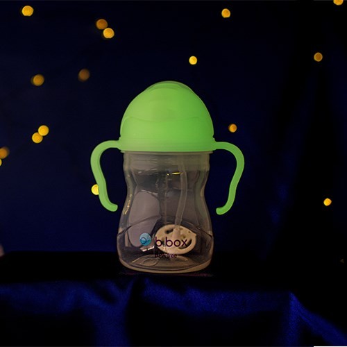 Miniaturka artykułu - #0 B.BOX Bidon ze słomką GLOW IN THE DARK, 240ml