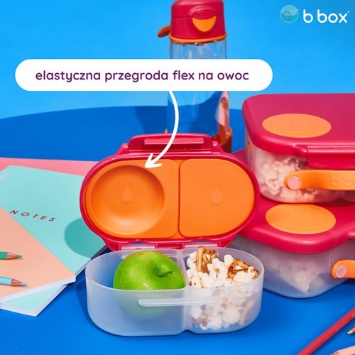 Zdjęcie produktu - 5 B.BOX SNACKBOX Pojemnik na przekąski Strawberry Shake, 1 szt.