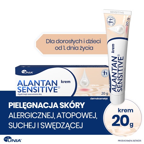 Miniaturka artykułu - #0 Alantan Sensitive Krem z alantoiną do sk&oacute;ry wrażliwej, alergicznej, atopowej, 20 g