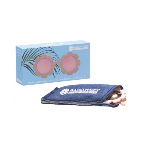 Miniaturka artykułu - #0 Babiators Okulary Blue Series - Flower Child AGE 3-5 BLU-035