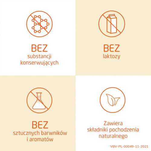 Miniaturka artykułu - #1 VIBOVIT JUNIOR POMARAŃCZOWY 4+, 30sasz.
