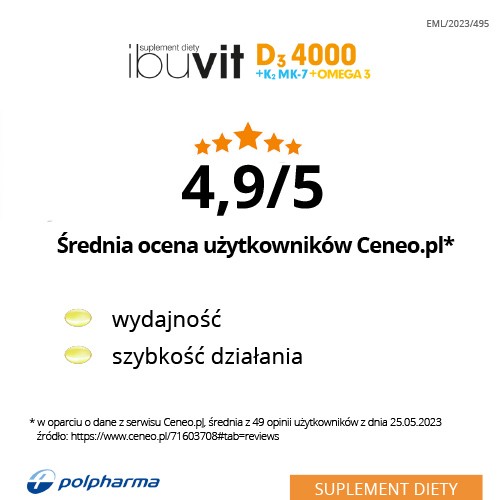 #5 – Ibuvit D3 4000 + K2 MK-7 0mega 3, 30kaps.