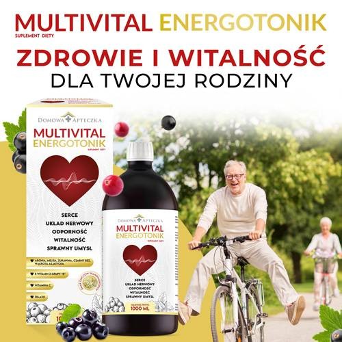 Miniaturka artykułu - #0 DOMOWA APTECZKA Multivital energotonik, 1000ml