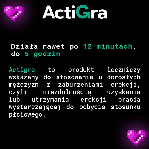 Miniaturka artykułu - #1 Zestaw 3 x Actigra 25mg, 4 tabletki