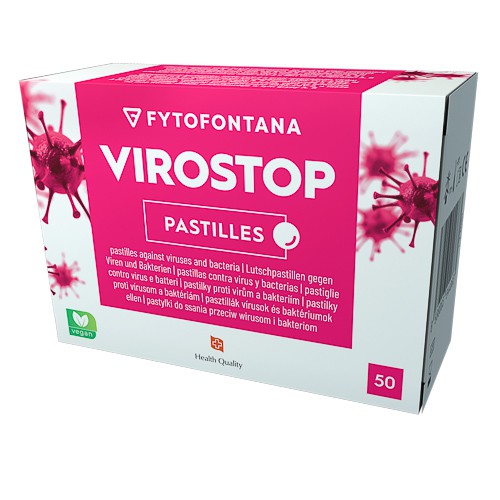 Zdjęcie produktu - 2 fytofontana VIROSTOP, 50 pastylek do ssania