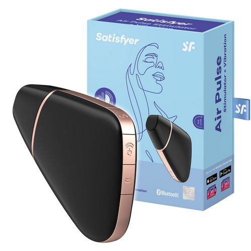 Zdjęcie produktu - 2 Satisfyer Love triangle black Stimulator + VIbration