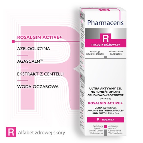 Zdjęcie produktu - 2 PHARMACERIS R Ultra aktywny żel na rumień i zmiany grudkowo-krostkowe do twarzy, 30ml