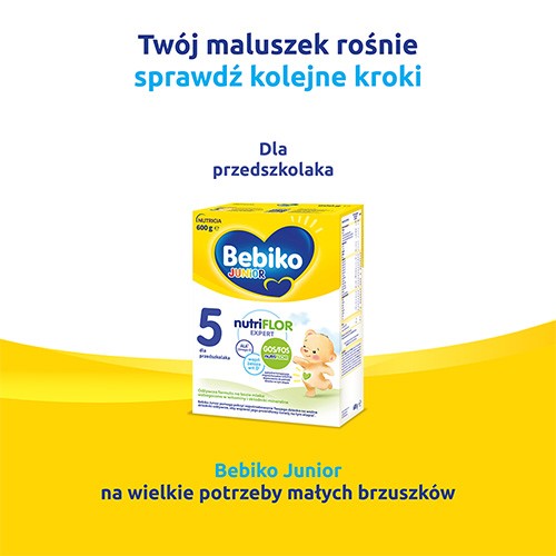 Zdjęcie produktu - 3 Bebiko Junior 4 Mleko modyfikowane dla dzieci powyżej 2. roku życia, 350g