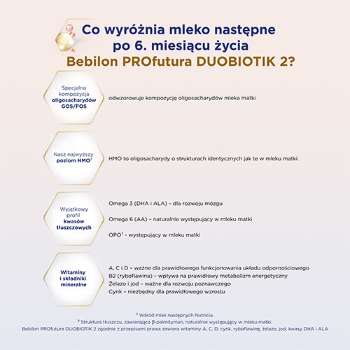 Miniaturka artykułu - #1 Bebilon Profutura Duobiotik 2 mleko następne po 6. miesiącu, 800g