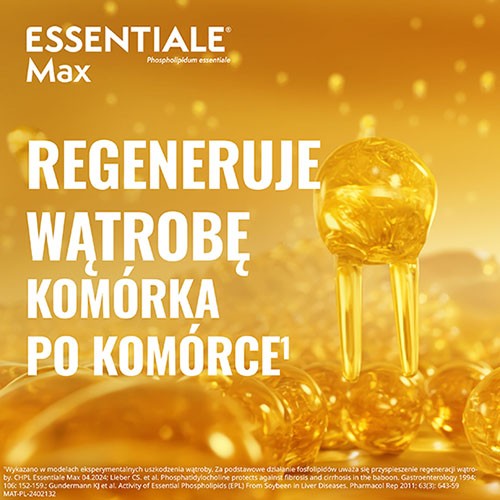 Miniaturka artykułu - #1 Zestaw 3x ESSENTIALE Max 600mg, 30kaps.