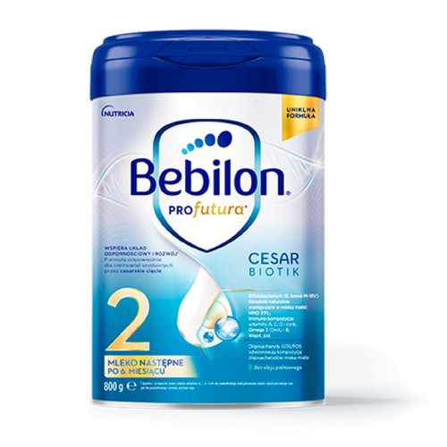 Miniaturka artykułu - #0 Bebilon Profutura Cesar Biotik 2 Mleko następne po 6. miesiącu, 800g + Sutricon Silikonowy Żel na blizny, 15ml