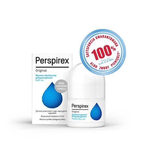 Miniaturka artykułu - #0 PERSPIREX Original Antiperspirant Roll-on, 20ml