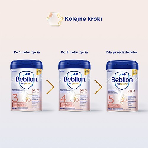 Zdjęcie produktu - 3 Zestaw 3 x Bebilon Profutura Duobiotik 2 mleko następne po 6. miesiącu, 800g