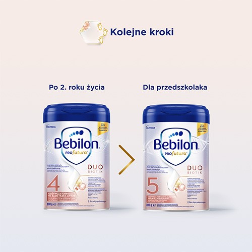 Zdjęcie produktu - 3 Zestaw Bebilon Profutura Duobiotik 3 Formuła na bazie mleka po 1. roku życia, 4 x 800 g