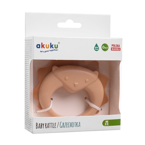Miniaturka artykułu - #0 AKUKU Grzechotko - gryzak jeżyk A0540