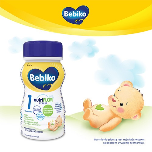 Miniaturka artykułu - #0 BEBIKO 1 NUTRIflor Expert Mleko początkowe dla niemowląt od urodzenia, 200ml