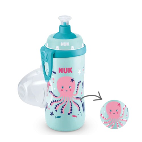 Miniaturka artykułu - #0 NUK First Choice Junior Cup Kubek 18m+ turkusowy, 300ml 