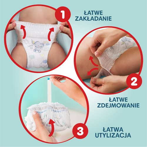 Miniaturka artykułu - #0 PAMPERS Premium Care Pieluchomajtki rozmiar 6, 93 sztuki