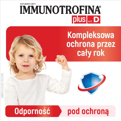 Zdjęcie produktu - 2 Immunotrofina Plus witamina D płyn, 180ml