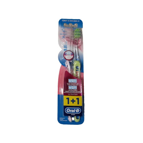 Miniaturka artykułu - #0 ORAL-B Ultrathin Precision Gum Care Supermiękka szczoteczka, 2szt.