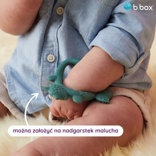 Miniaturka artykułu - #1 B.BOX Gryzak lisek błękit 3m+, 1szt
