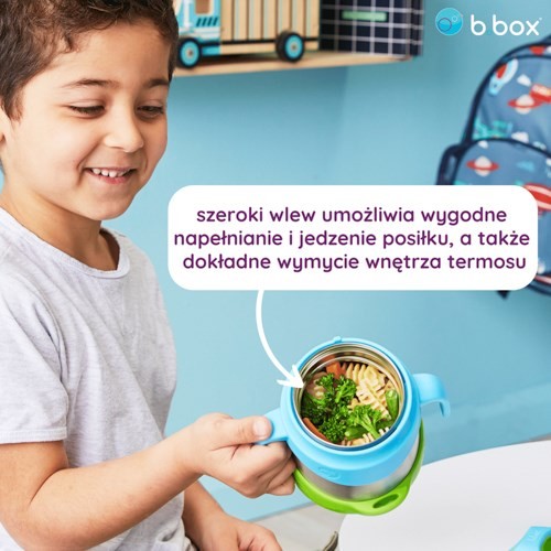 Zdjęcie produktu - 2 B.BOX Termos na jedzenie Emerald Forest, 335 ml