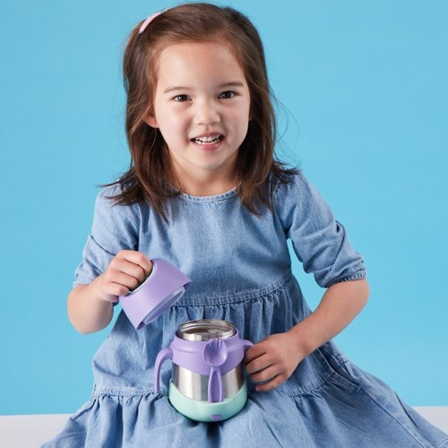 Miniaturka artykułu - #0 B.BOX Termos na jedzenie Lilac Pop, 335 ml