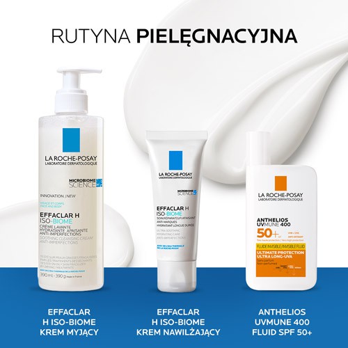 Zdjęcie produktu - 3 La Roche-Posay Effaclar H Iso-Biome Krem nawilżający, 40 ml
