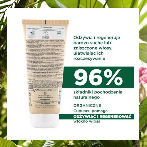 Miniaturka artykułu - #0 KLORANE CUPUA&Ccedil;U Bio Odżywka do bardzo suchych i zniszczonych włos&oacute;w, 200ml