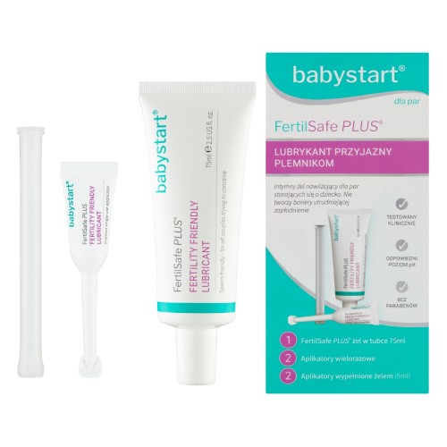 Miniaturka artykułu - #0 FertilSafe Plus MultiPack Intymny żel nawilżający, 75ml + aplikatory