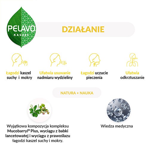 Miniaturka artykułu - #0 Pelavo kaszel suchy i mokry syrop, 175ml